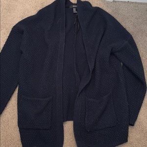 Navy cardigan